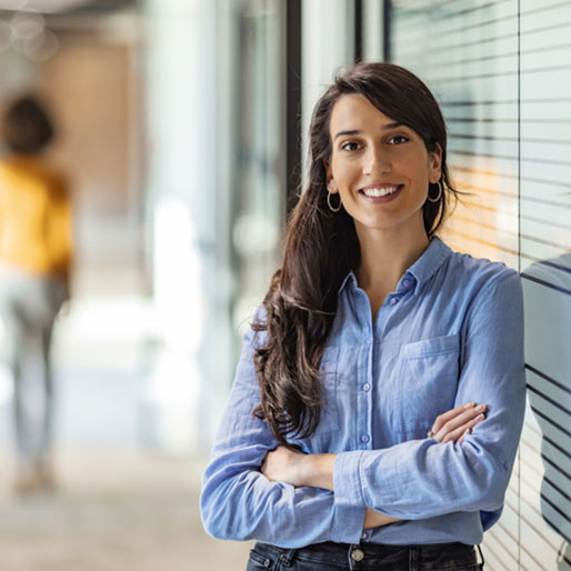 Femme Sourire Magasin